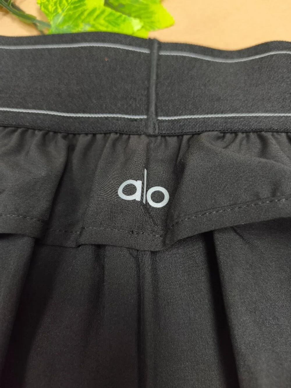 Alo Yoga Black Athletic Short with Pockets💐Tennis, Fitness, Pilates, Daily😉
